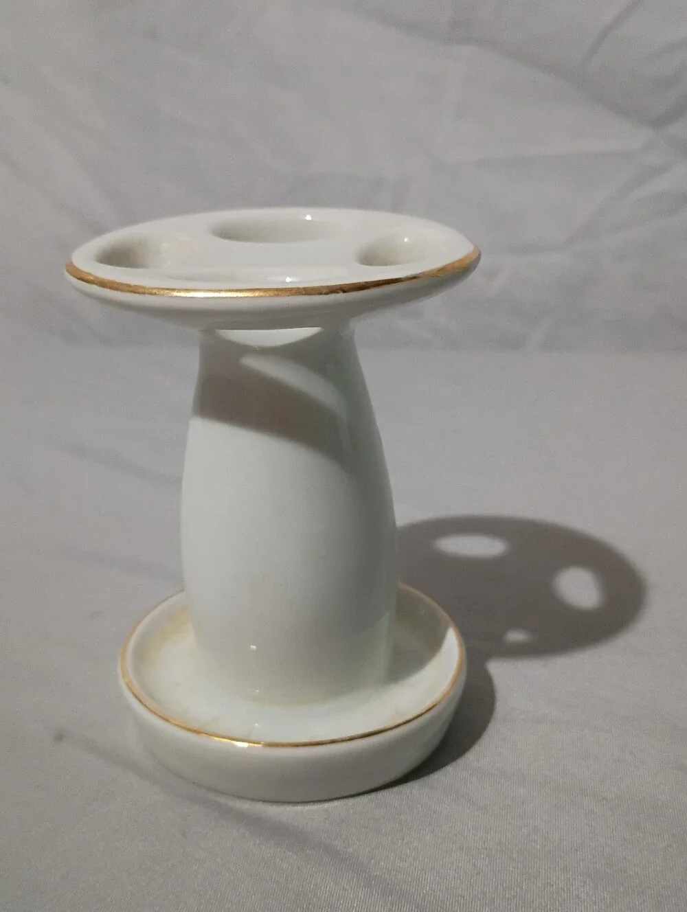 Vintage Porcelain Toothbrush Holder